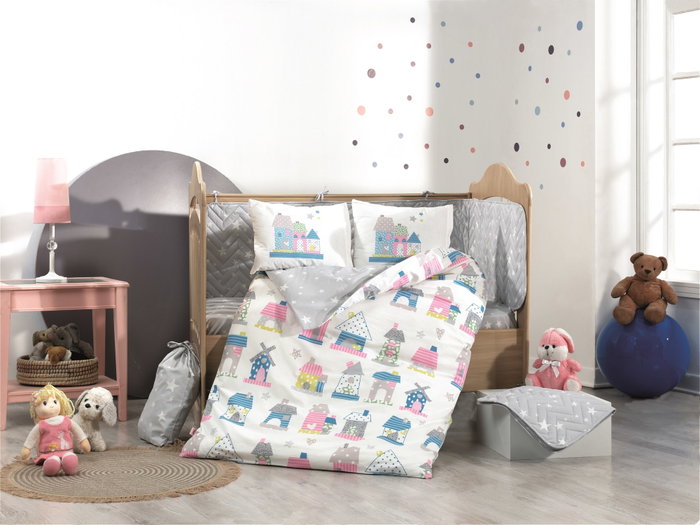 L'essentiel linge de maison Felix - Rosa y blanco L'essentiel linge de maison Felix - Rosa y blanco